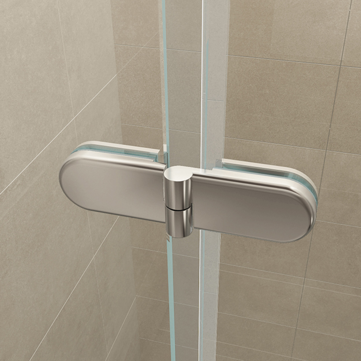 Wiesbaden Maki Vouwbare Nisdeur 8mm Nano Helder Glas/Chroom
